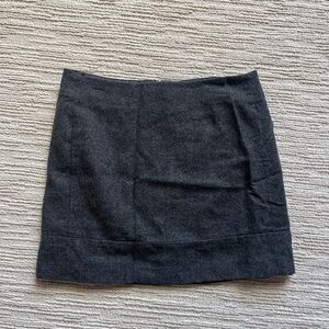 Kenar grey wool blend skirt